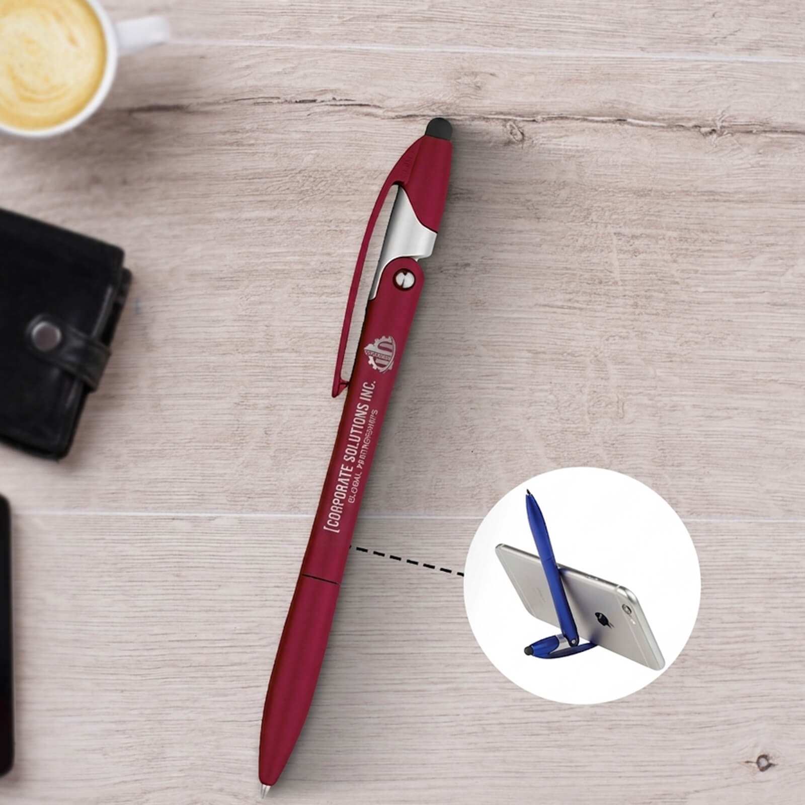 Pen and Phone Stand in-1