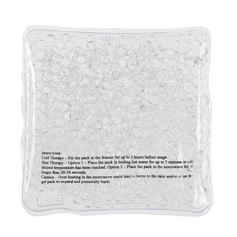 Hot and Cold Pack with Square Gel Beads
