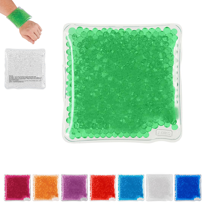 Hot and Cold Pack with Square Gel Beads