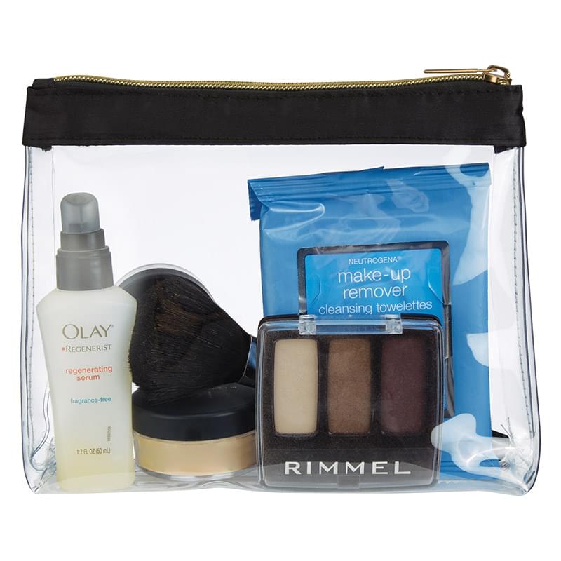Sleek See-Through Cosmetic Pouch