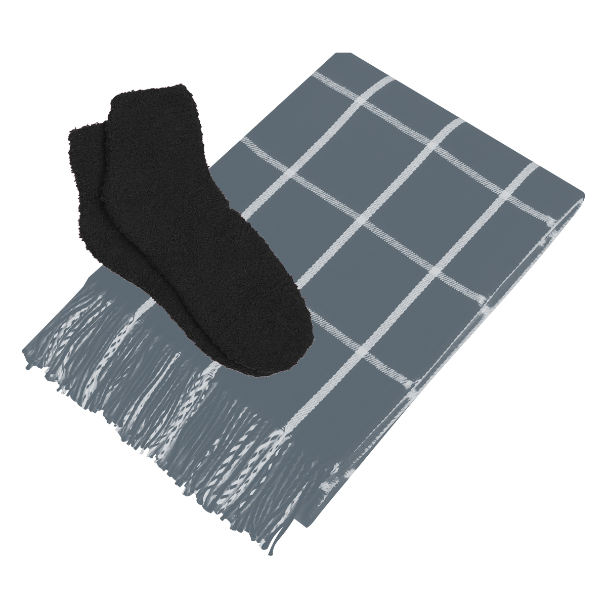 CHARCOAL WITH WHITE