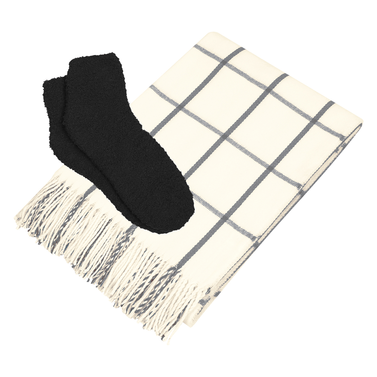 WHITE WITH GRAY
