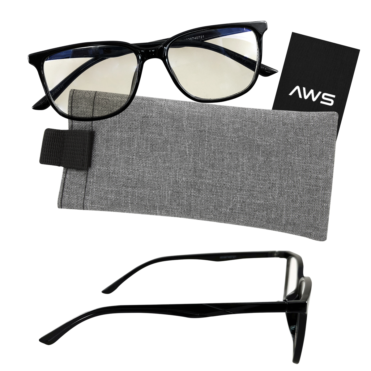 AWS Blue Light Blocking Glasses With Pouch