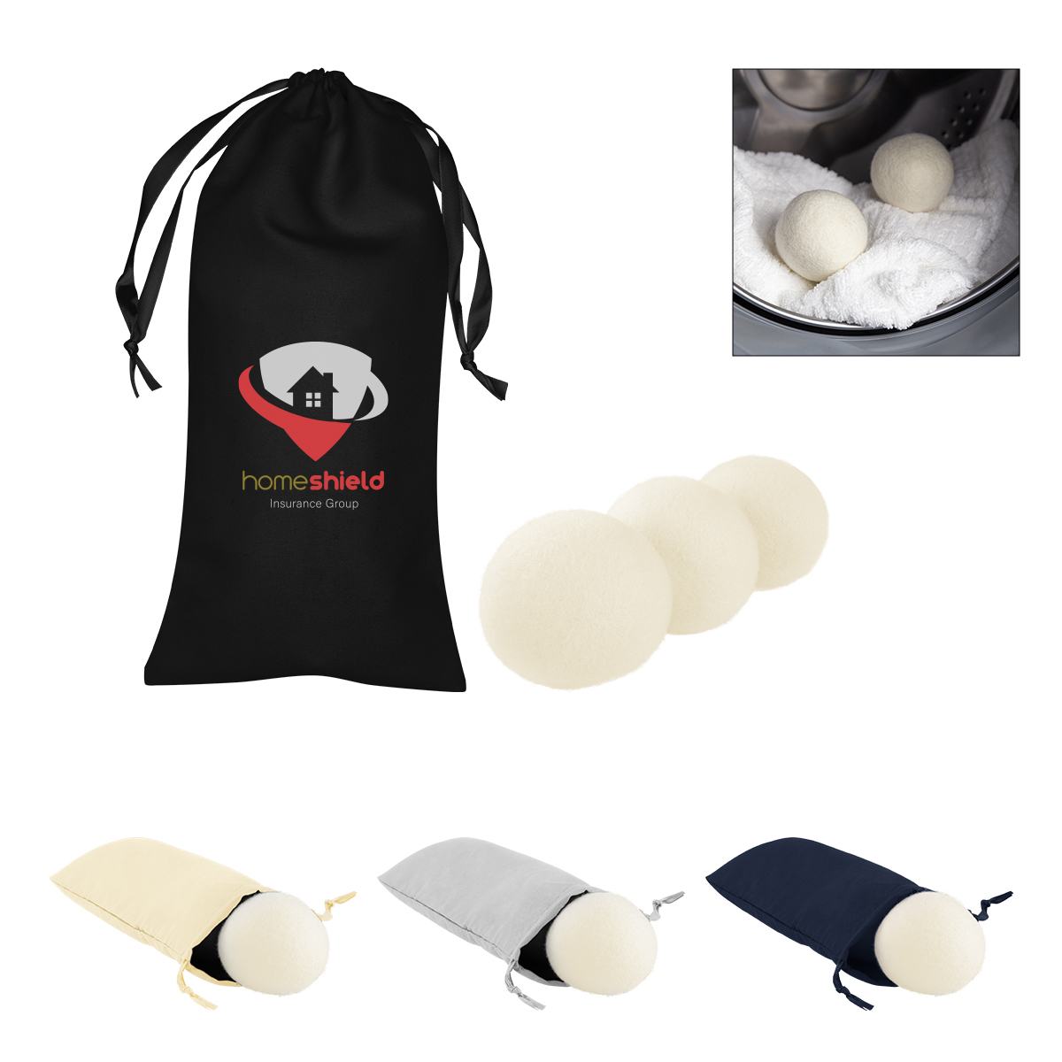 Wool Dryer Ball Set