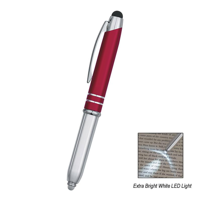Aluminum Pen with LED Light
