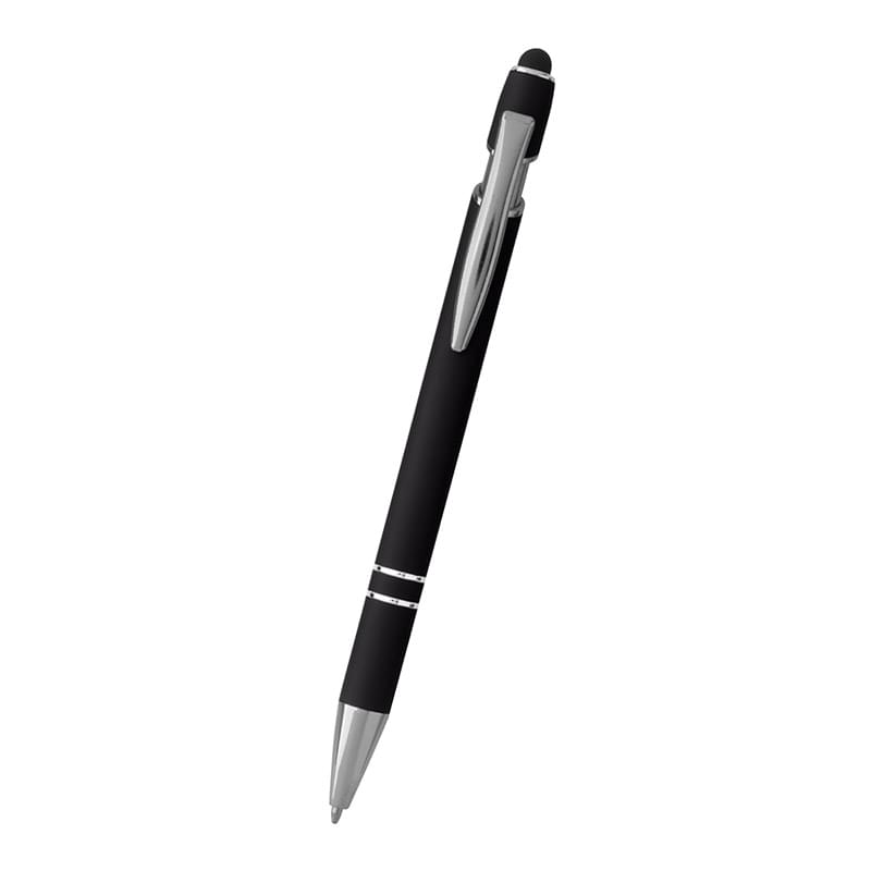 Rubberized Aluminum Stylus Pen