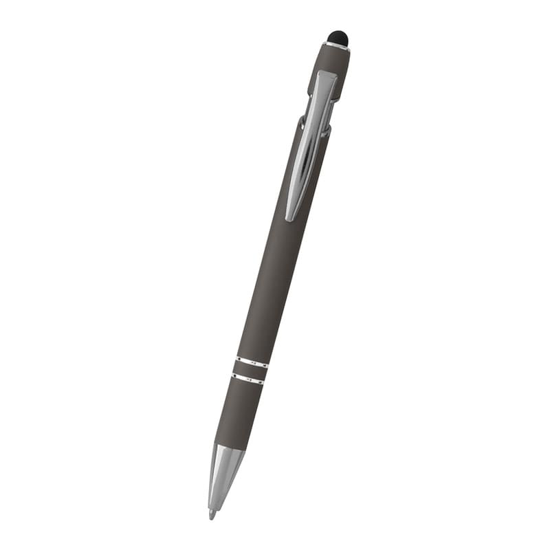 Rubberized Aluminum Stylus Pen