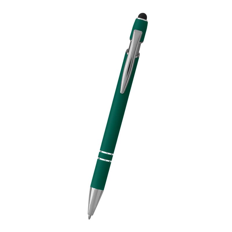 Rubberized Aluminum Stylus Pen