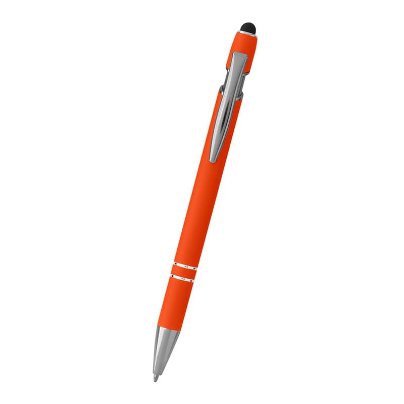 Rubberized Aluminum Stylus Pen