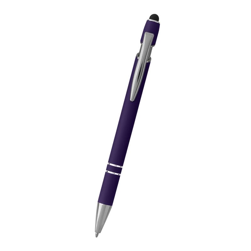 Rubberized Aluminum Stylus Pen