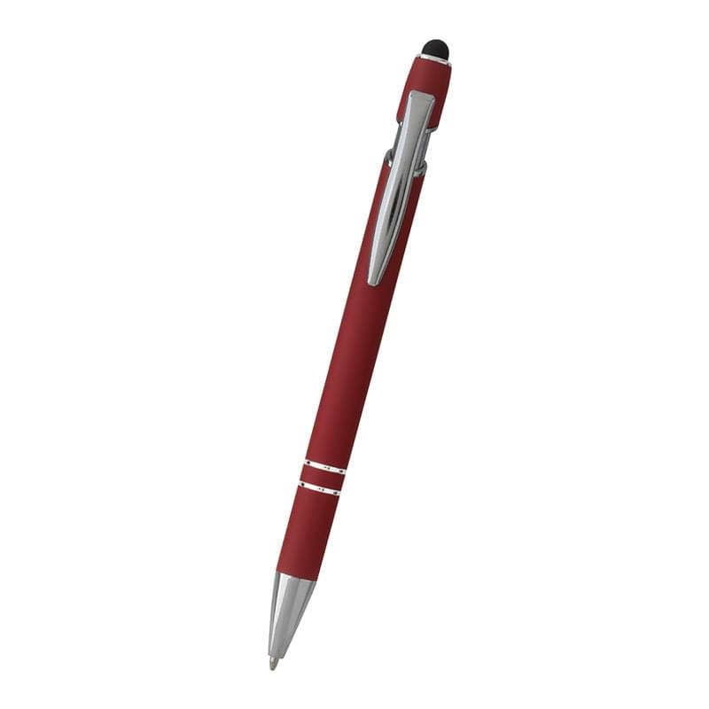 Rubberized Aluminum Stylus Pen