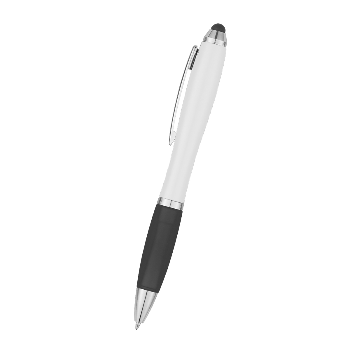 WHITE WITH BLACK