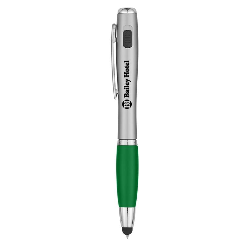 Trio Pen With LED Light And Stylus