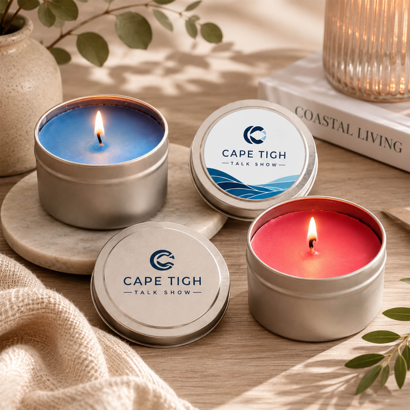 4 oz. Round Tin Candle