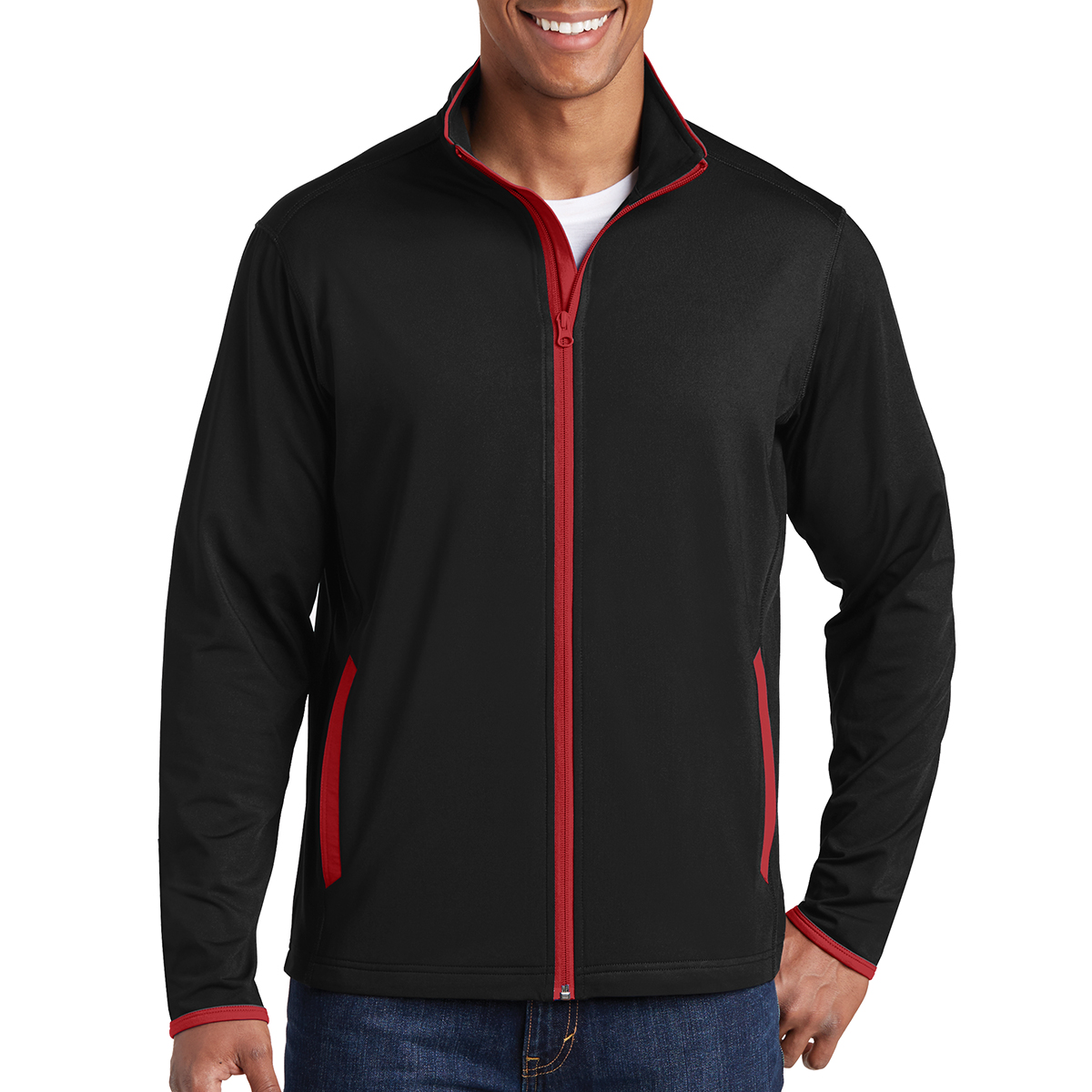 Black/ True Red