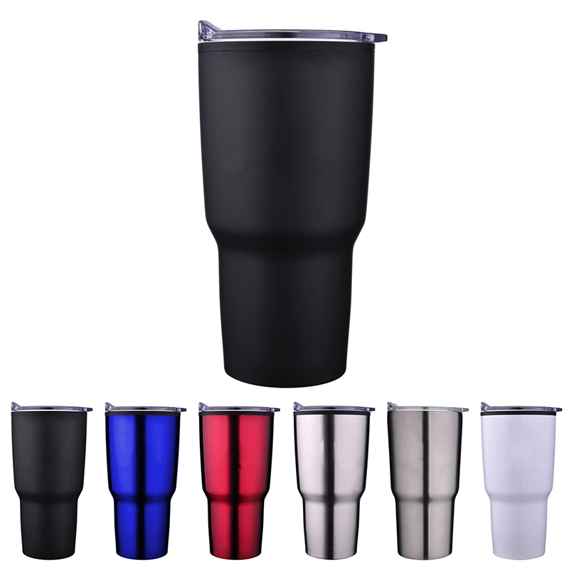 30 oz Tapered Stainless Steel Tumbler With Plastic PP Liner