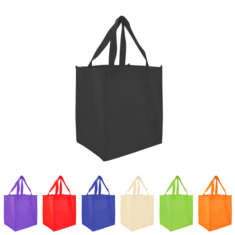 10.5 inch w x 1175 inch h x 8 inch d with 17 inch Handle Shopping Tote