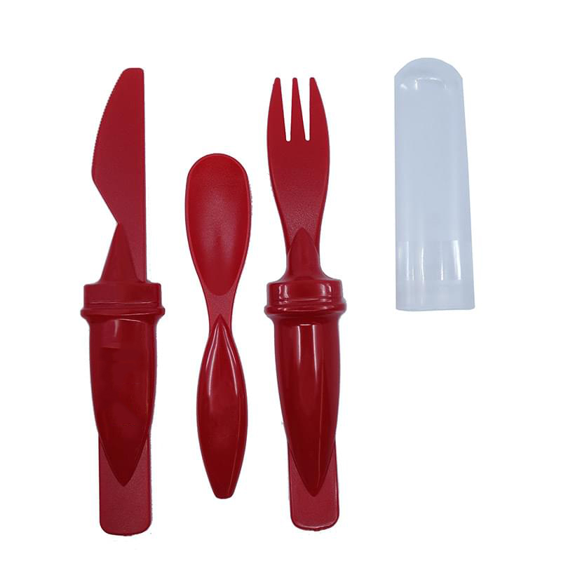 3 Piece Plastic Cutlery Set