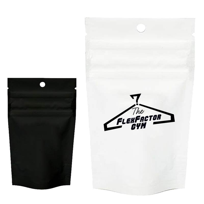 1 gram 2 gram Child Resistant Pouch Exit Bag 3 1/8" x 2" x 5 1/8"