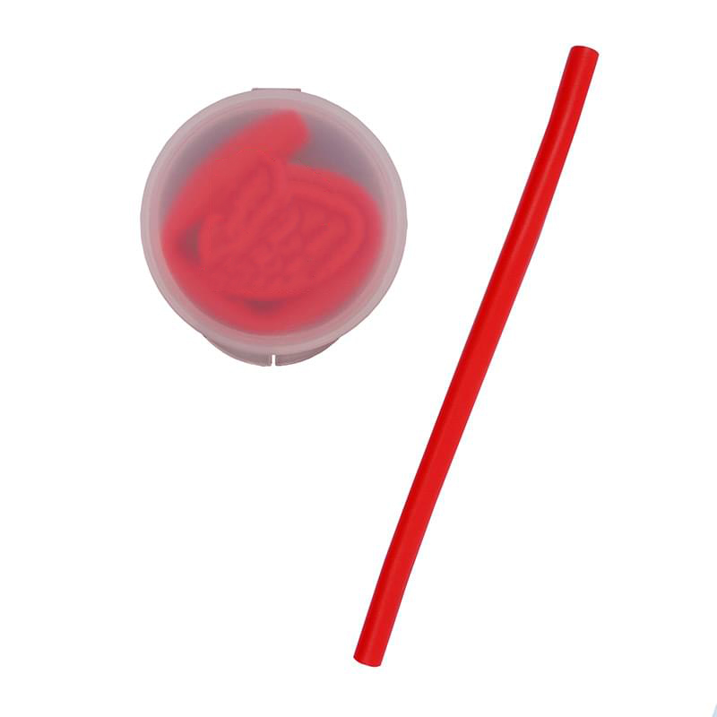 Silicone Straw in Case