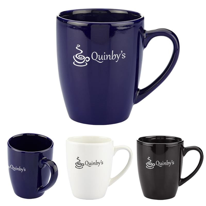 12 oz Contemporary Challenger Cafe Ceramic Mug