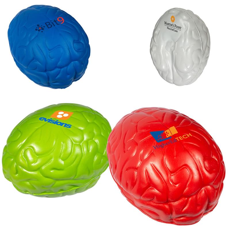 Handcrafted Red Brain Stress Reliever balls.