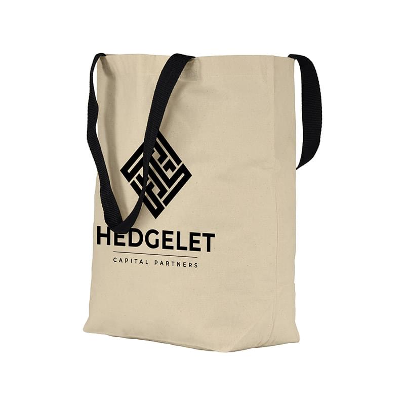 Tonga 5 oz Natural Cotton Tote w/ Color Straps