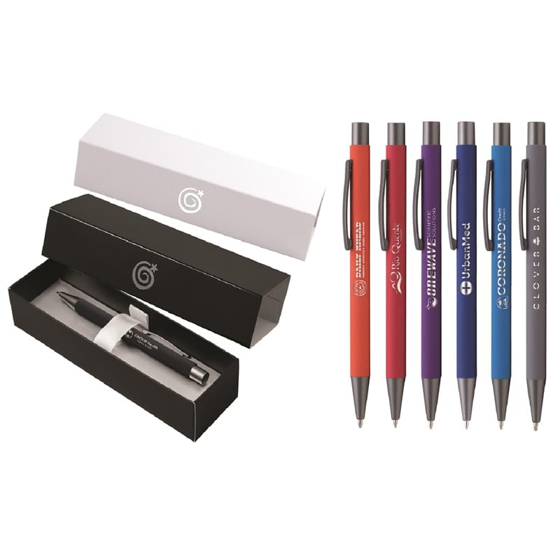 Bold Softy in Premium Gift Box Laser Engraved Metal Pen