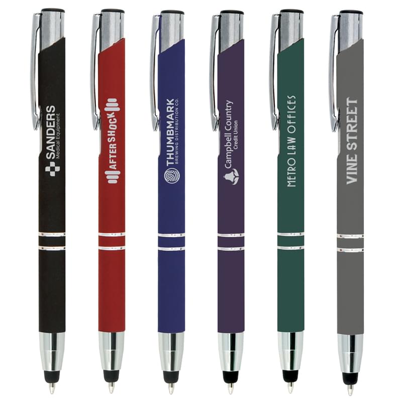 Chico Softy Stylus Laser Engraved Metal Pen