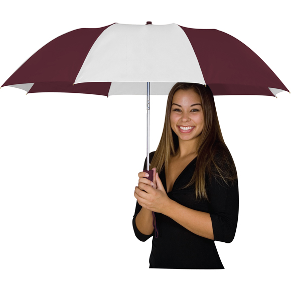 Maroon/White