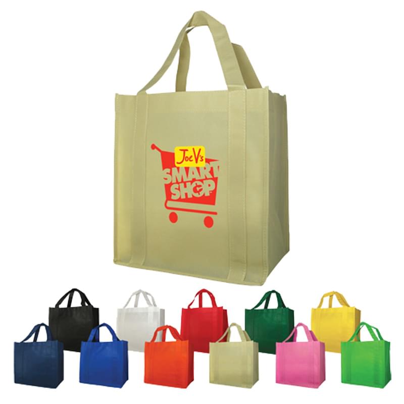 Non-Woven (12 in W x 13 in H x 8 in D) Shopping Tote Bags