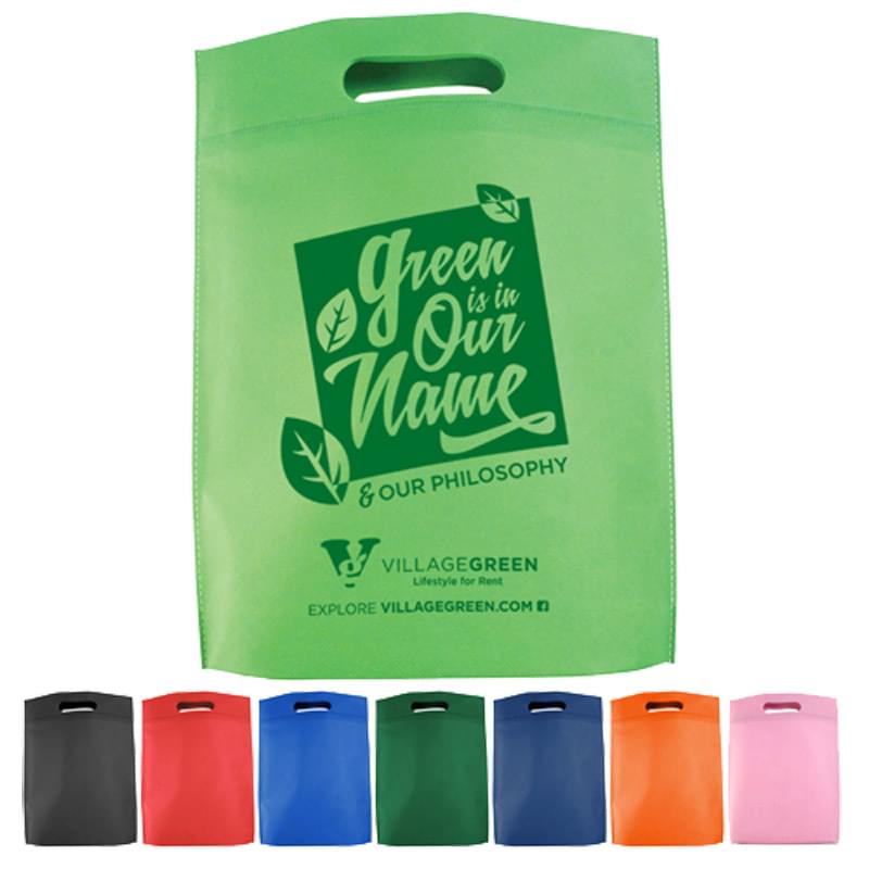 Non-Woven (11 in W x 14 in H x 2 in D) Promo Tote Bags