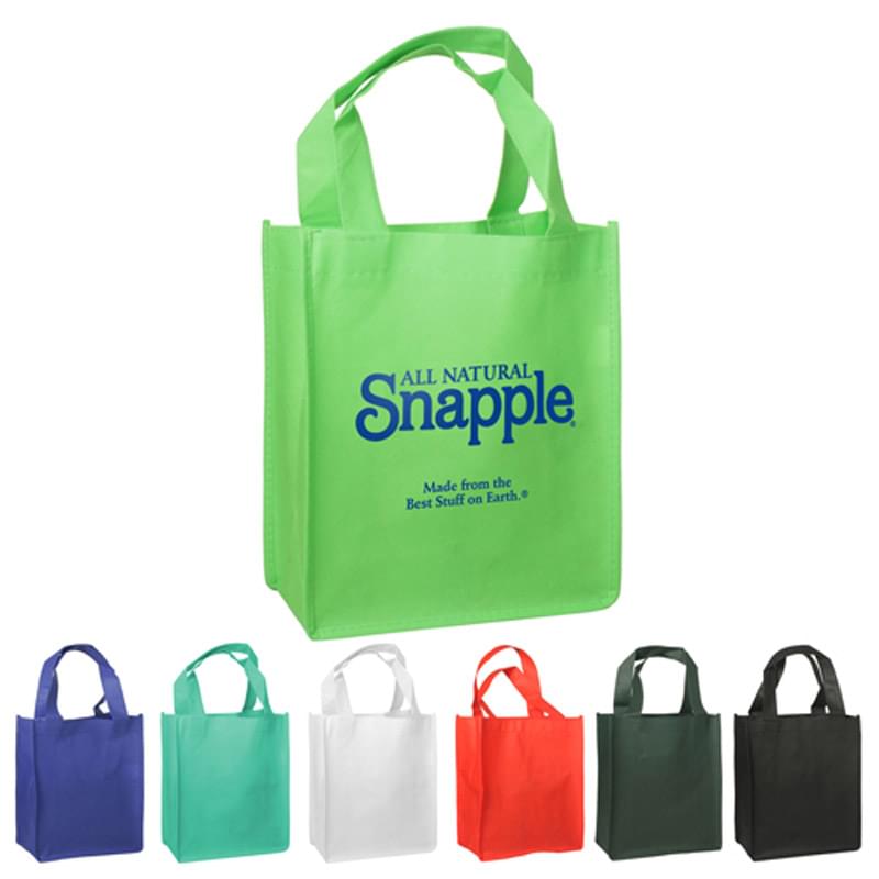 Non-Woven Mini Gift Tote Bag (8.25 in W x 10 in H x 4 in D)