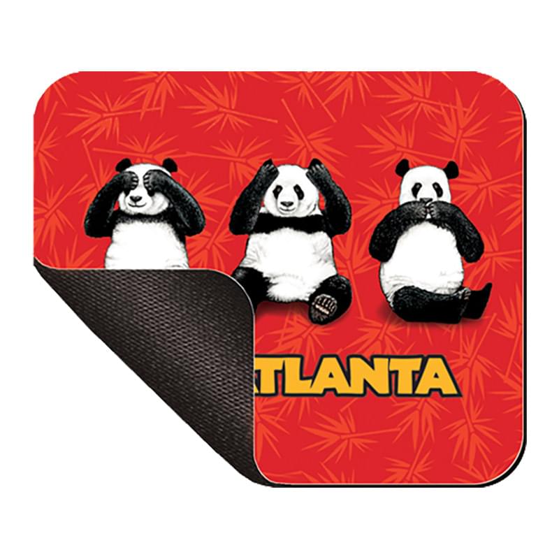 8 in x 9.5 in Hard Surface Mouse Pad with 1/8 in Thick Rubber Base