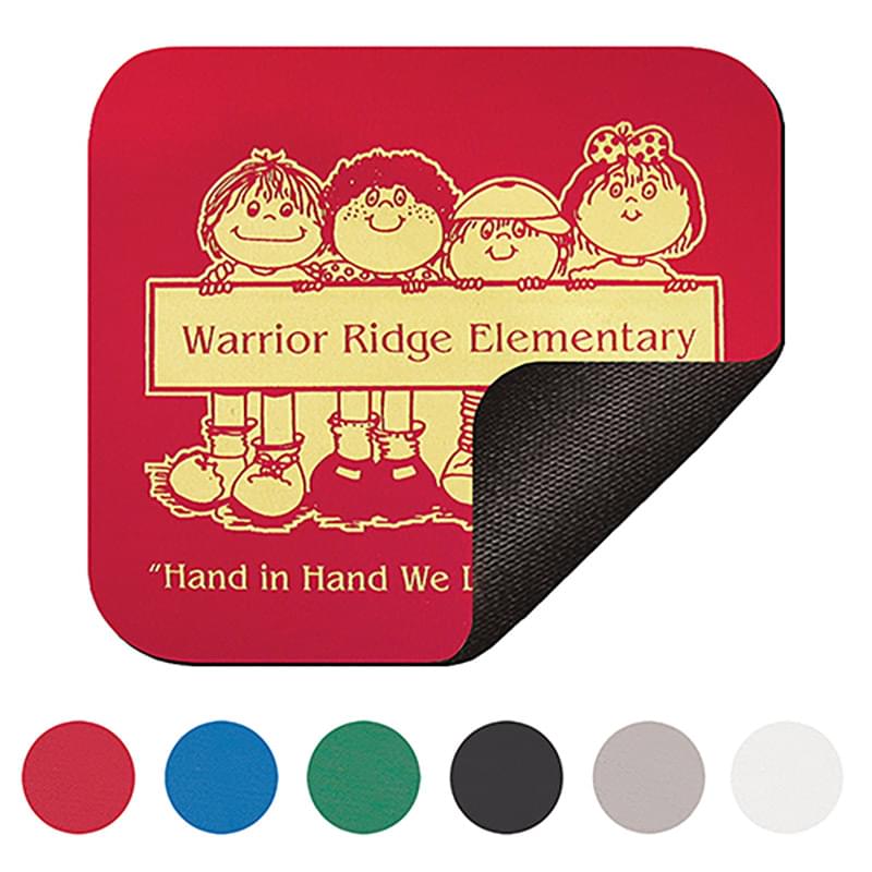 Soft Top Fabric Custom Mouse Pad with Heavy Duty Rubber Base