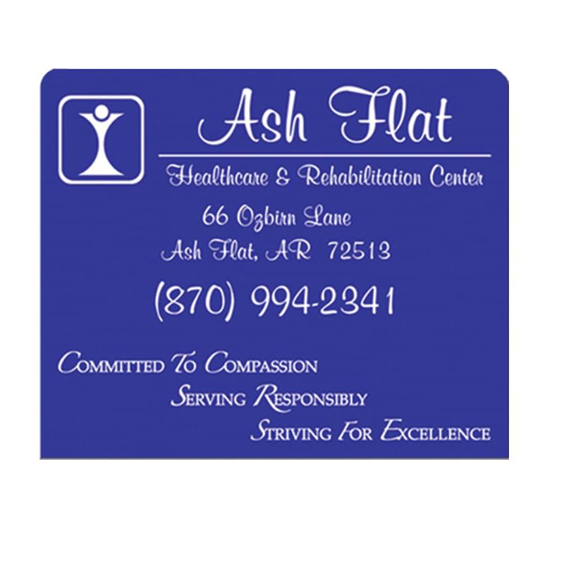 2.5 in x 3 in Vinyl Magnet w/Corners Rounded On Top - 20mil