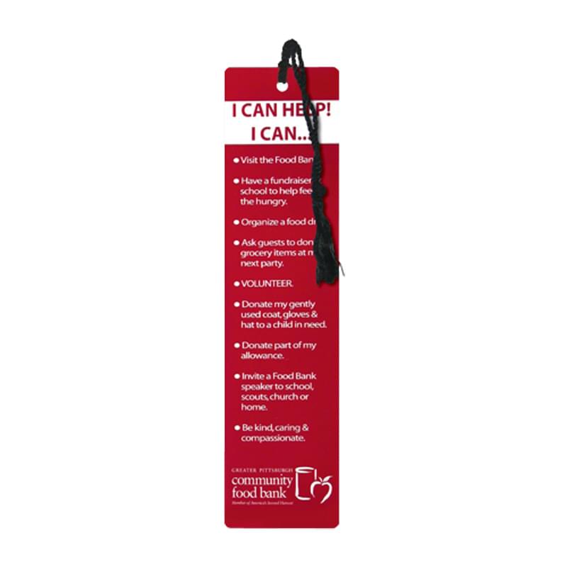 2 in x 8 in Custom Printed Bookmark