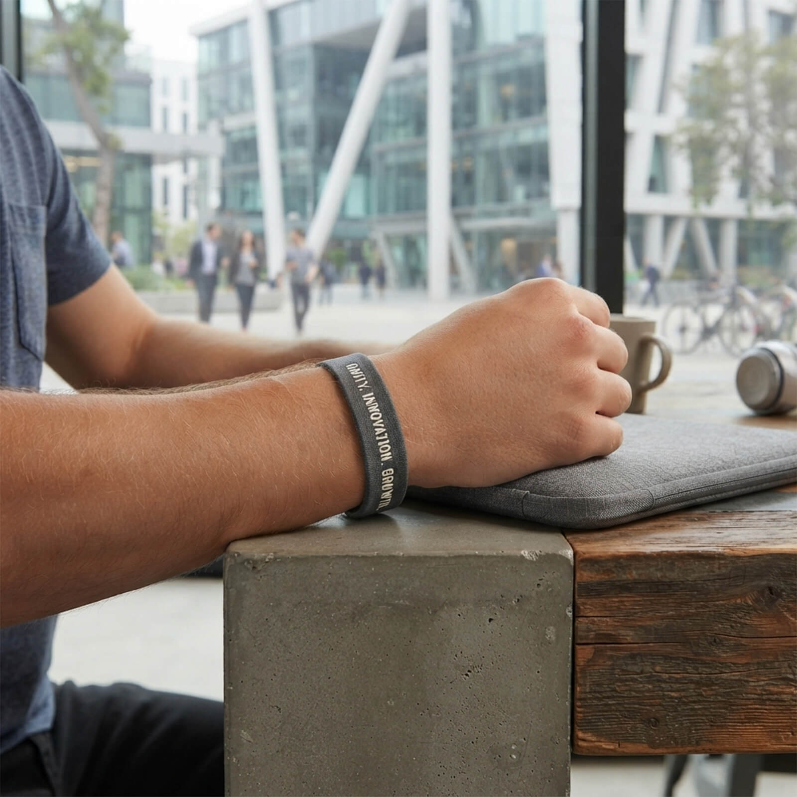Wristband 7.5" X 1/2" Stretch Polyester