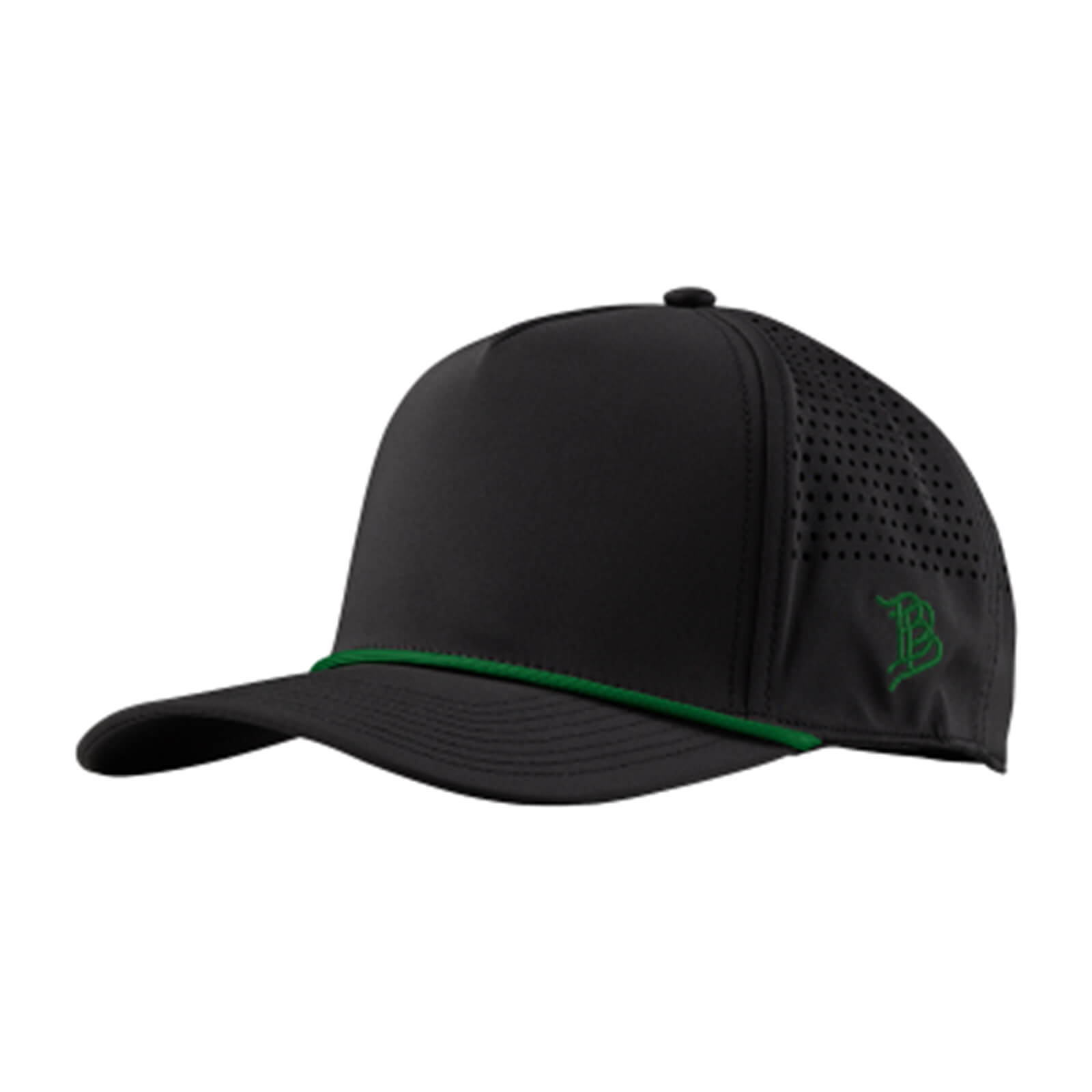 BLACK/KELLY GREEN