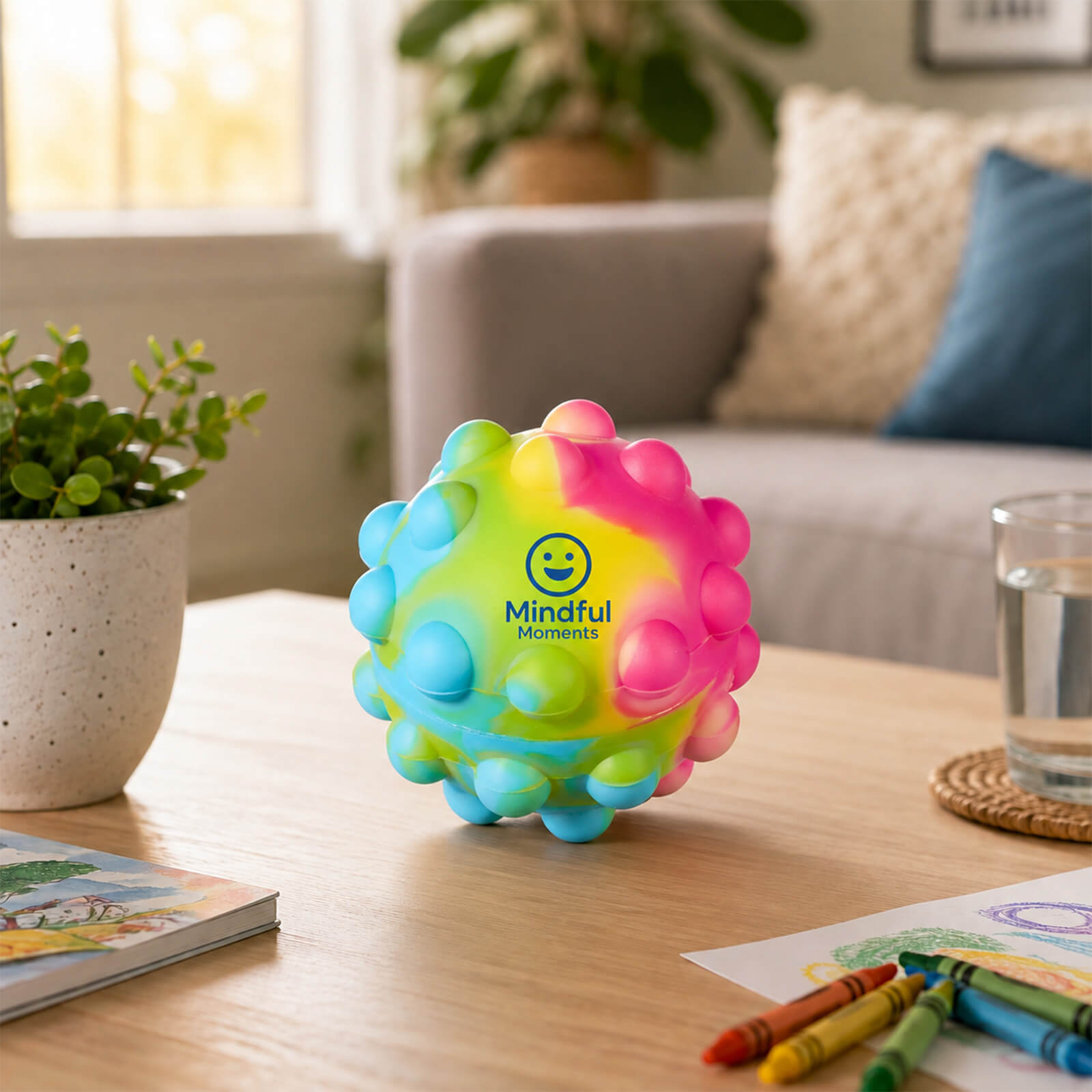 Push Pop Bubble Ball Fidget Sensory Toy