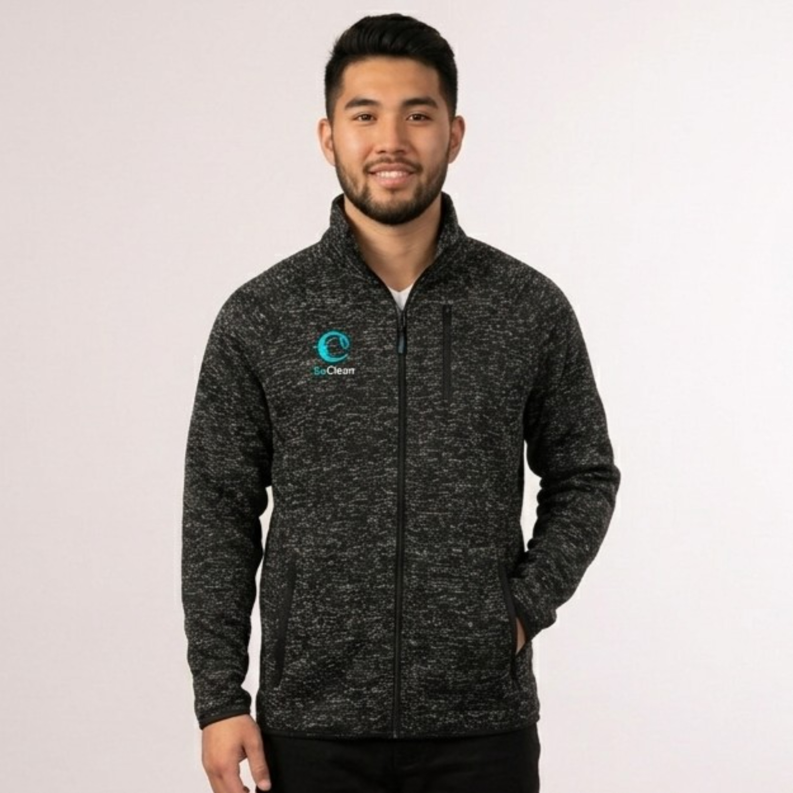 Men's Fleece Knit Full-Zip Jacket