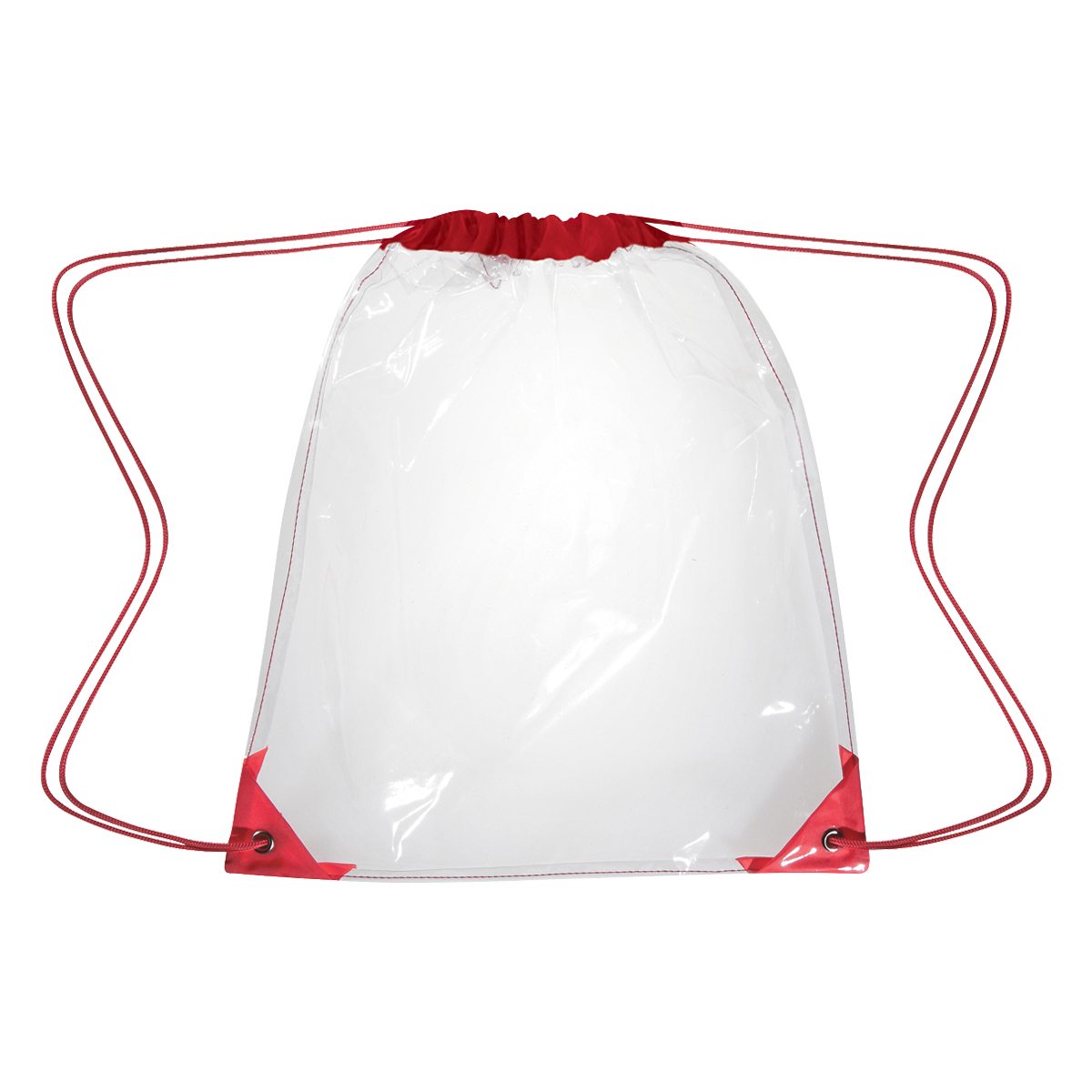 CLEAR WITH RED