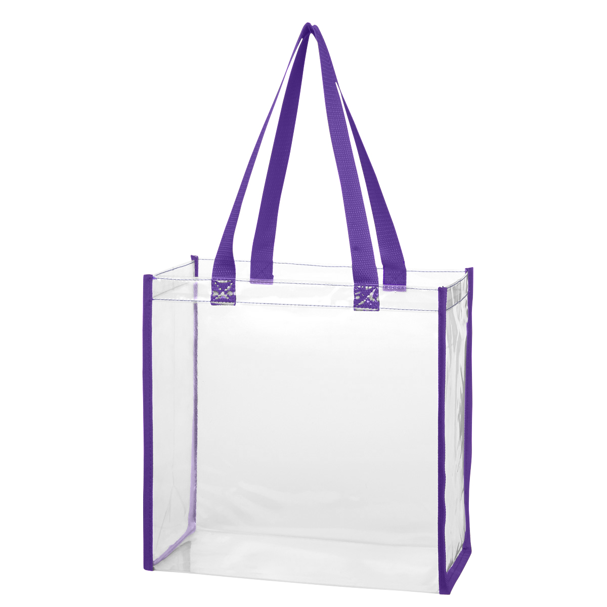 CLEAR WITH PURPLE