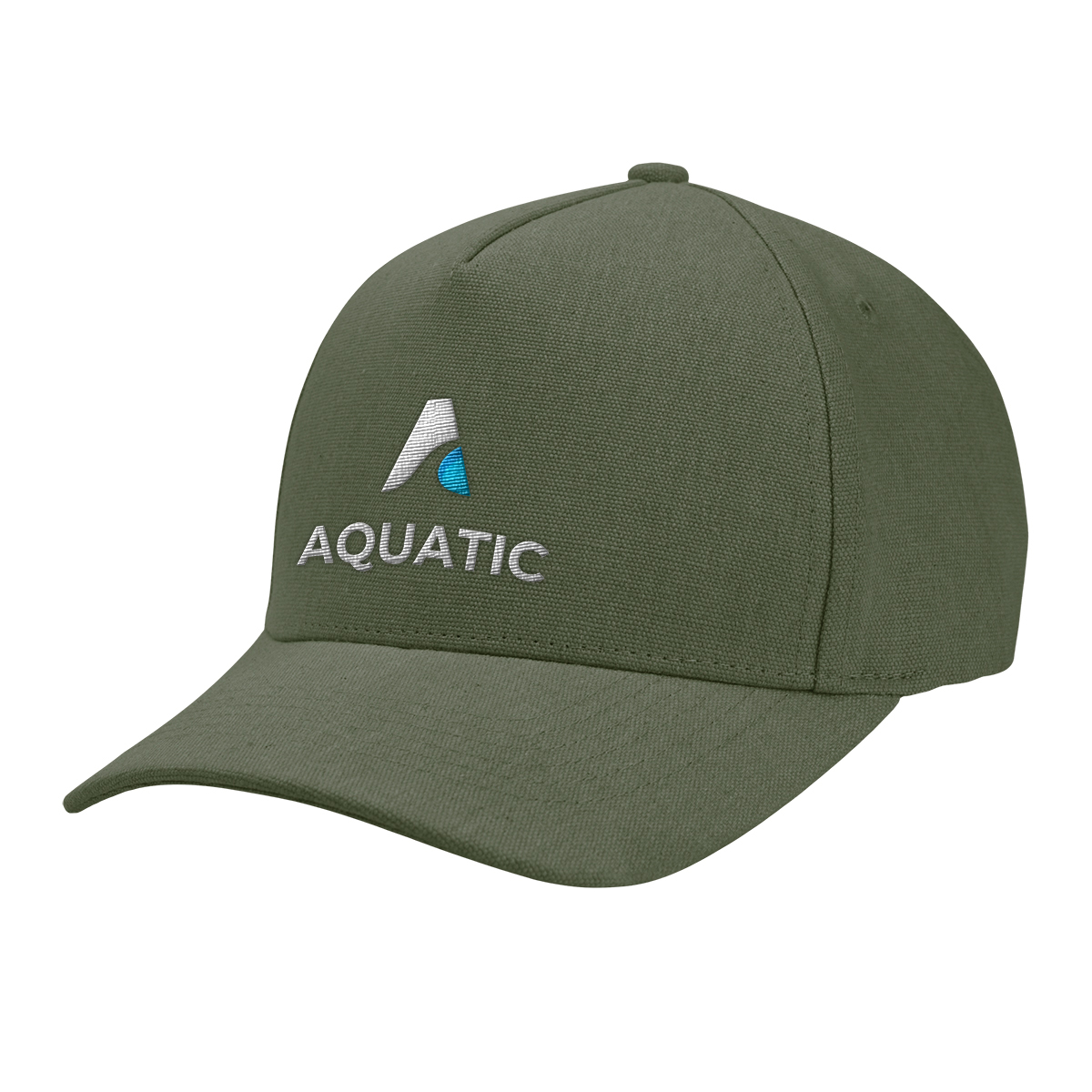 Aware Recycled Cotton Cap with Leatherette Backstrap