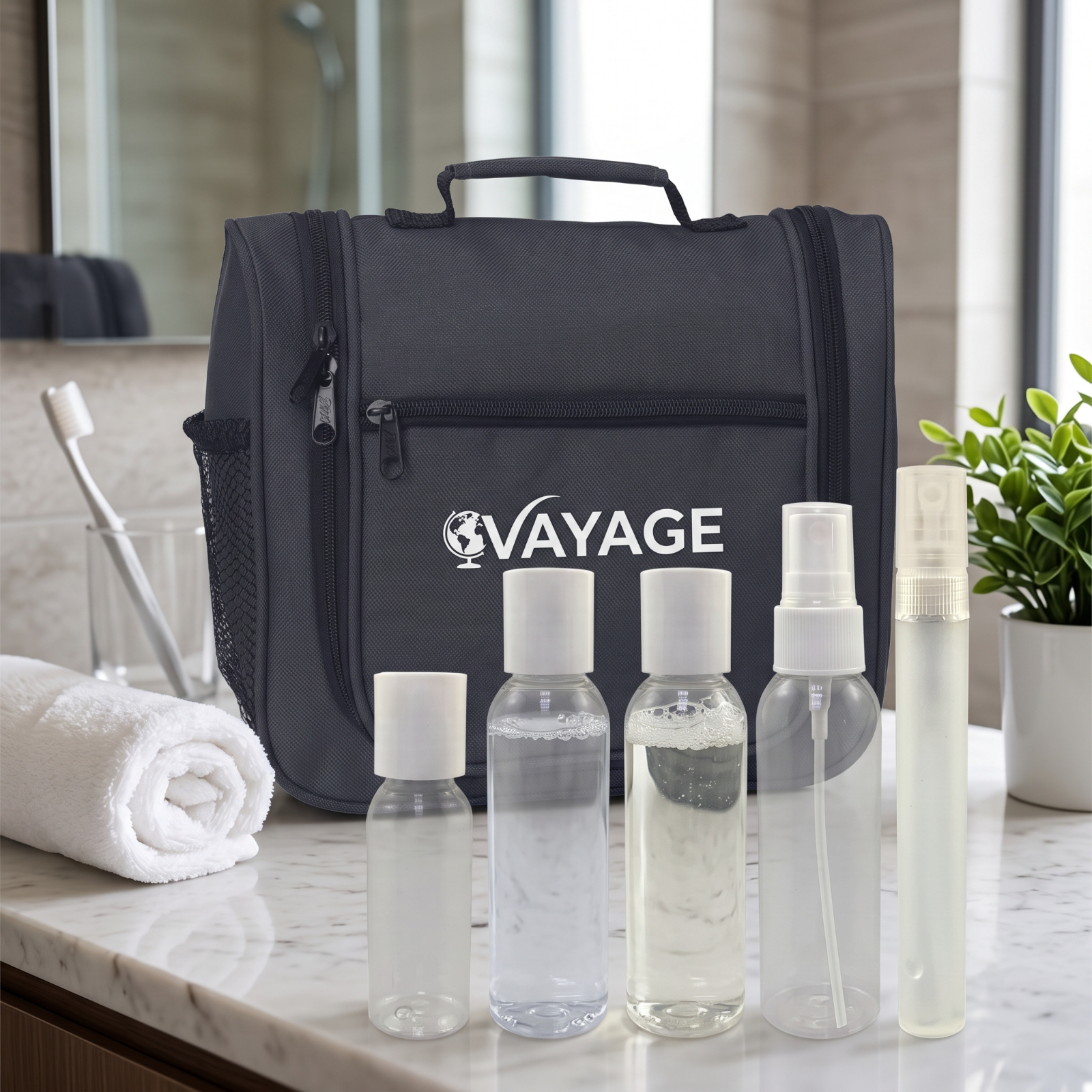 Deluxe Refillable Travel Bottle Set