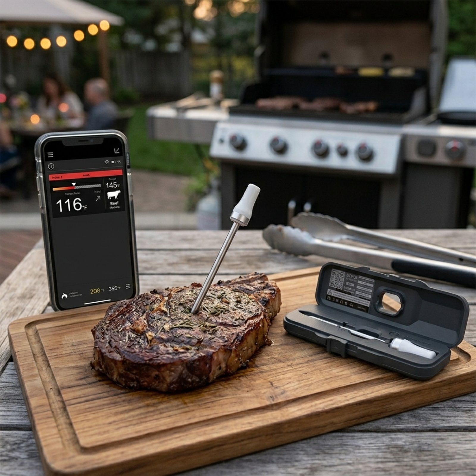 Smart Wireless BBQ Meat Thermometer