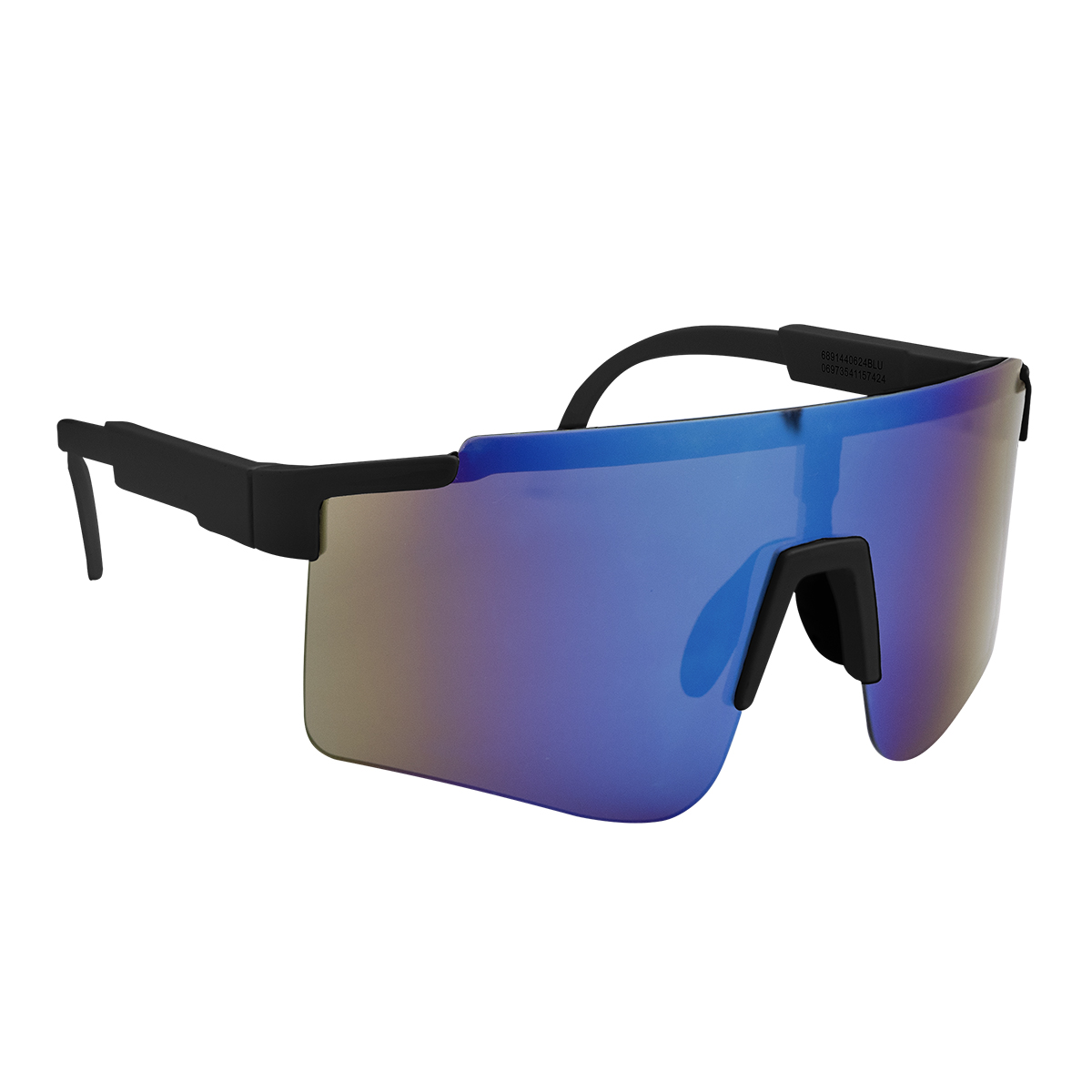 BLACK WITH BLUE