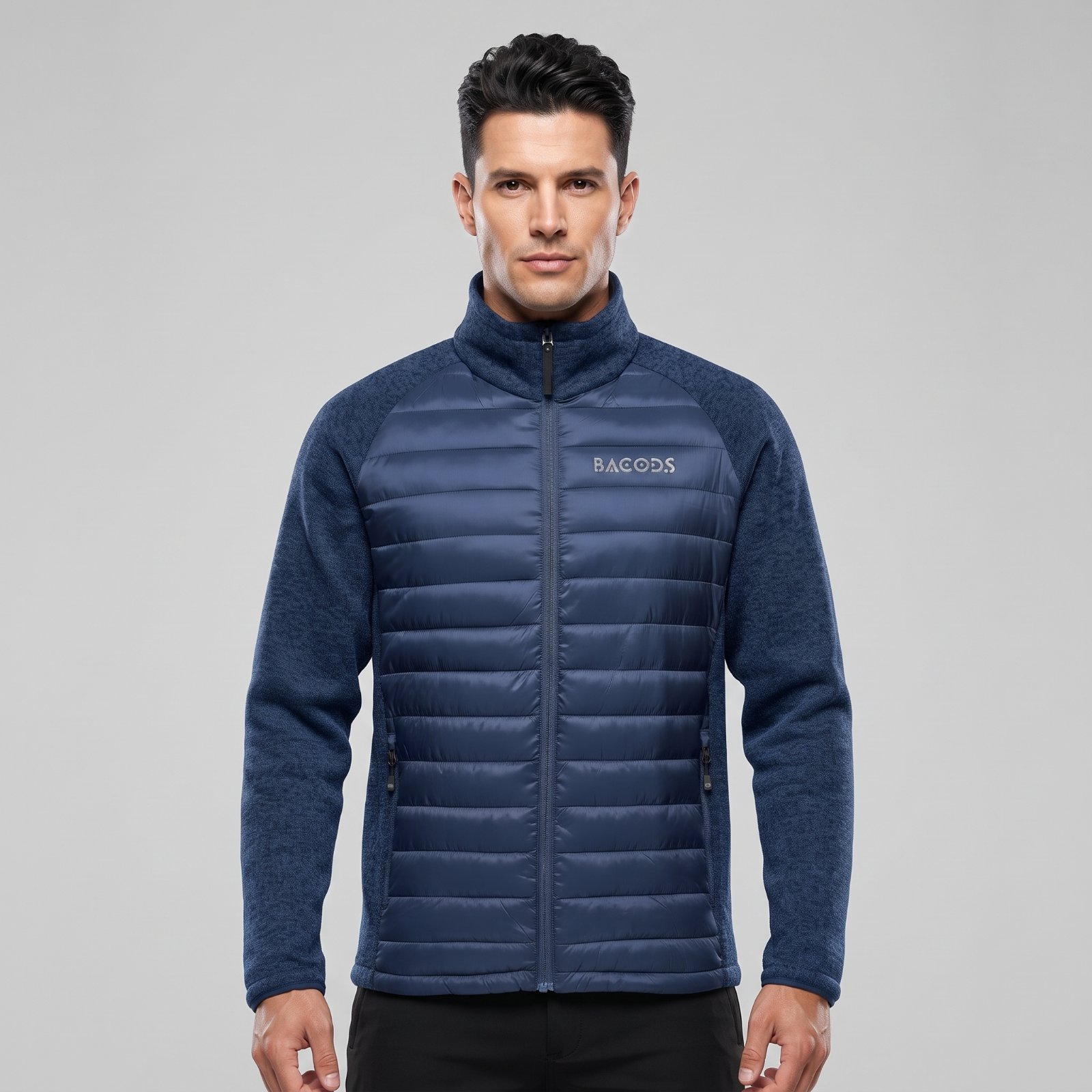 Men's Hybrid Quilted Thermal Jacket