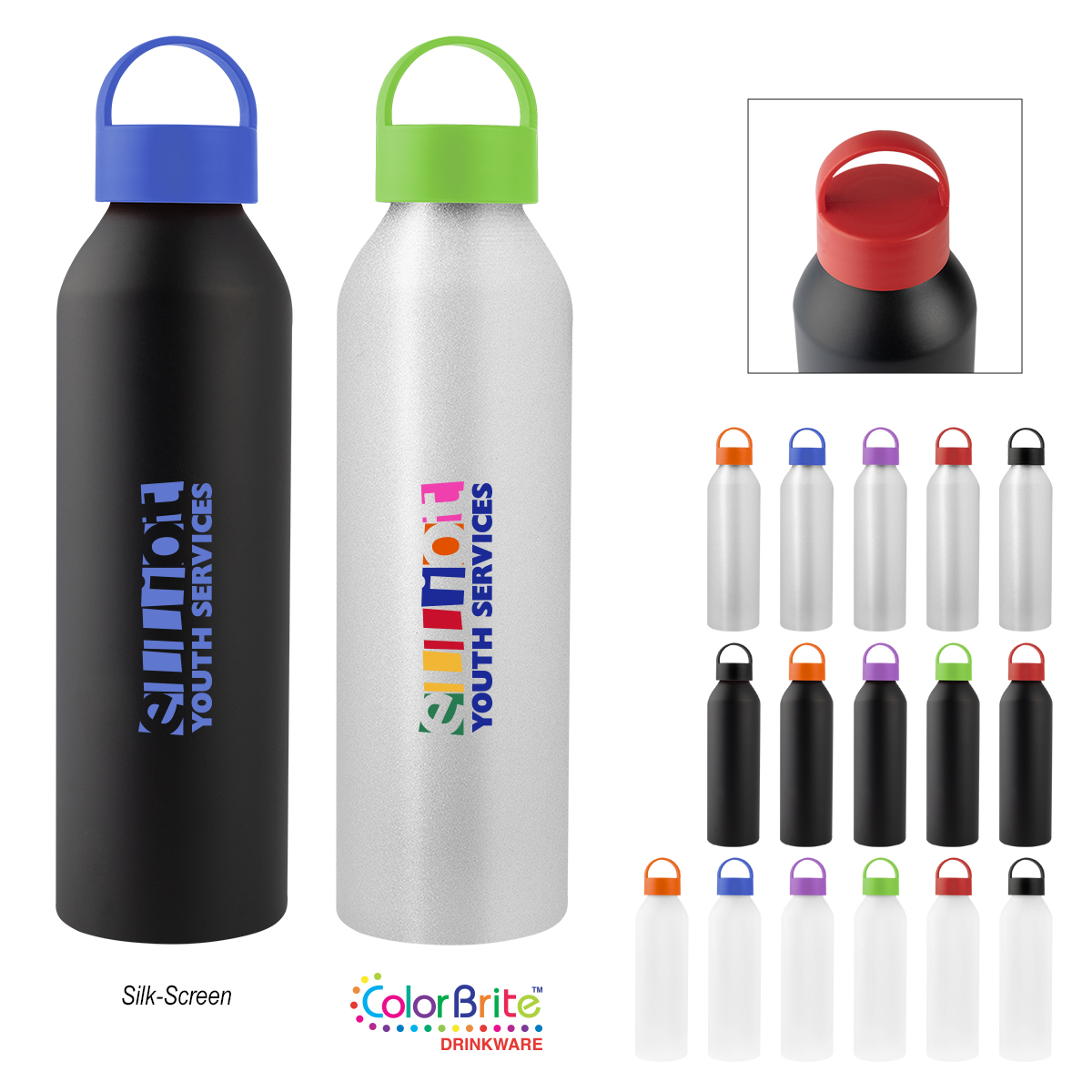 22 Oz. Darcy Recycled Aluminum Bottle