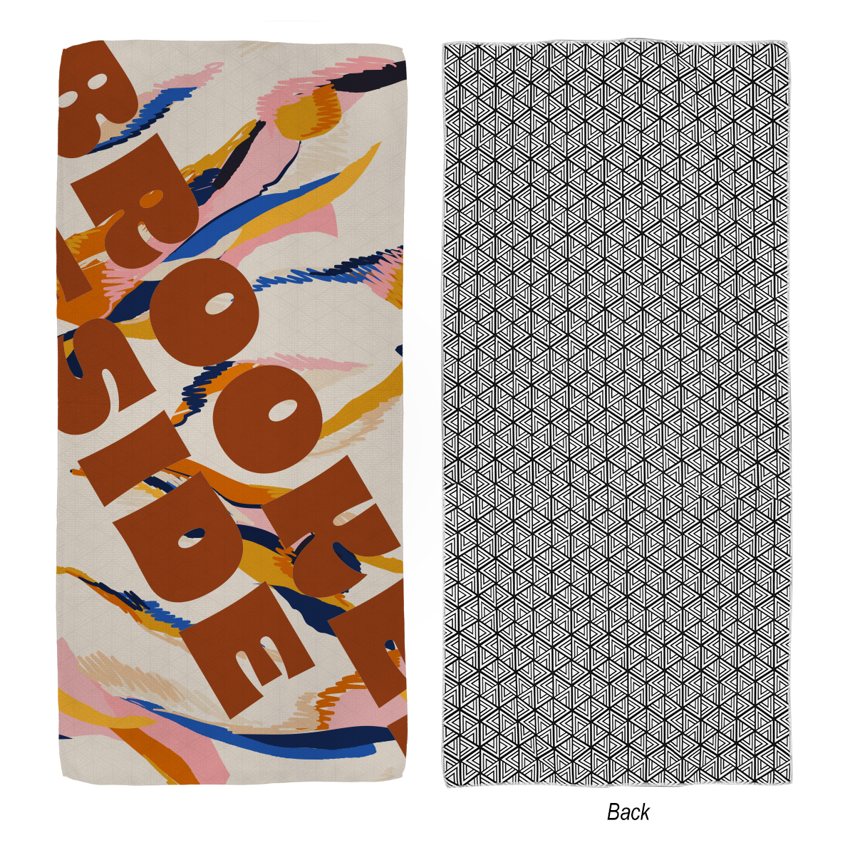 30\" X 60\" Sand-Free Waffle Beach Towel
